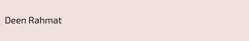 Deen Rahmat